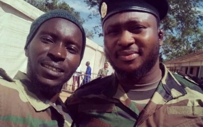 Modou Lô à la fête du Bataillon de Blindés de Thiès