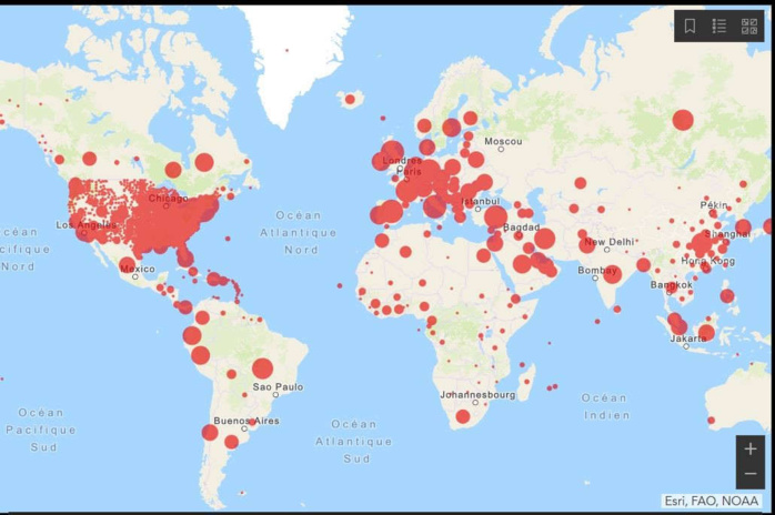 Coronavirus : Une situation toujours critique aux USA, tendances baissières en France, Italie et Espagne, le cas de la Russie préoccupant.