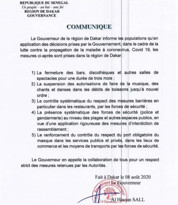 Après le ministre de l’intérieur, le gouverneur de Dakar hausse le ton