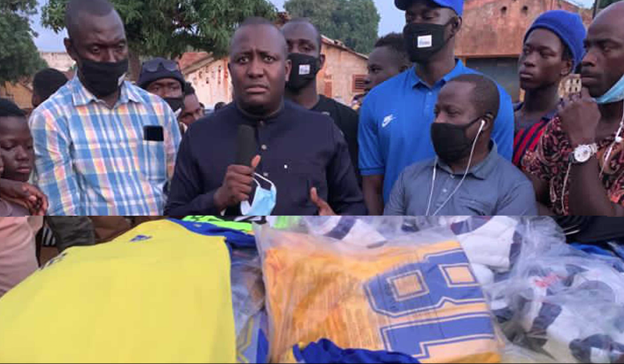 ZIGUINCHOR: DOUDOU KA GÂTE LE MOUVEMENT 'NAVÉTANE' EN OFFRANT DES JEUX DE MAILLOTS ET DES SUBVENTIONS AUX ASC