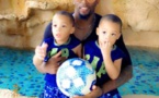 (05 Photos) : Regardez ce que Henry Camara ose faire avec ses jumeaux