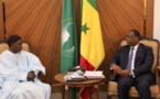 Baba Maal, Ambassadeur du Système des Nations Unis dans le cadre de la lutte contre la désertification reçu en audience par Macky Sall