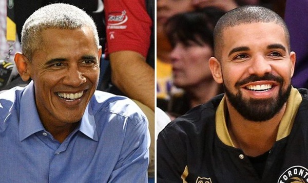 Quand Drake tombe sur une surprise de Michelle et Barack Obama