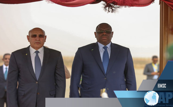 APS SENEGAL-MAURITANIE-VISITE MACKY SALL POURSUIT SA VISITE À NOUAKCHOTT