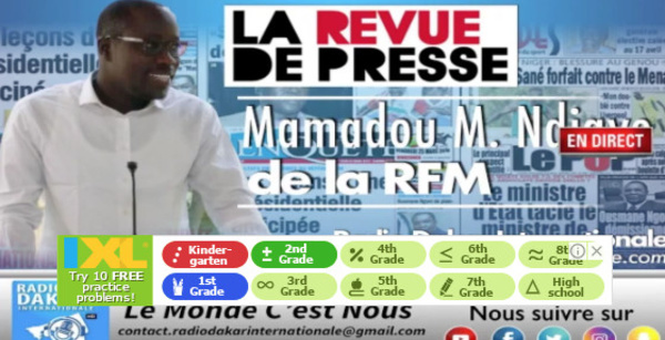 Revue de Presse Rfm du vendredi 6 Mars 2020