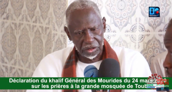 SERIGNE MOUNTAKHA LIBÈRE : "Les muezzins continueront à appeler à la prière mais... chacun devra prier chez lui"