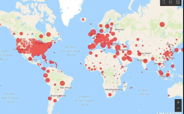 Coronavirus : Une situation toujours critique aux USA, tendances baissières en France, Italie et Espagne, le cas de la Russie préoccupant.