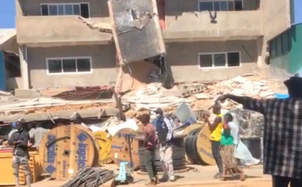 Effondrement Bâtiment R+3 à Khodoba / Bilan provisoire : Quatre morts et 3 blessés graves.