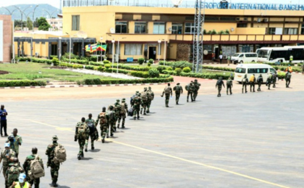 Maintien de la paix : Lt-colonel Clément H. Boucal débarque à Bangui avec ses hommes