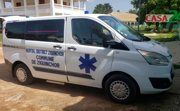 Santé : LE DG DE l’AIBD DOUDOU KA,  FAIT DON D'UNE AMBULANCE MÉDICALISÉE À L'HÔPITAL SILENCE DE ZIGUINCHOR