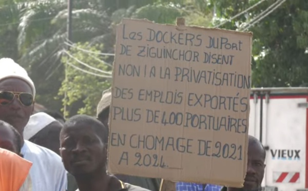 ​LES DOCKERS DE ZIGUINCHOR LANCENT UN CRI D'ALARME CONTRE LE TRANSPORT TERRESTRE DE L'ANACARDE 